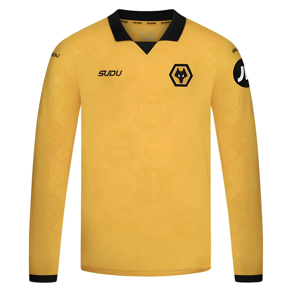 2025-2026 Wolves Long Sleeve Home Shirt - Kids - Image 13