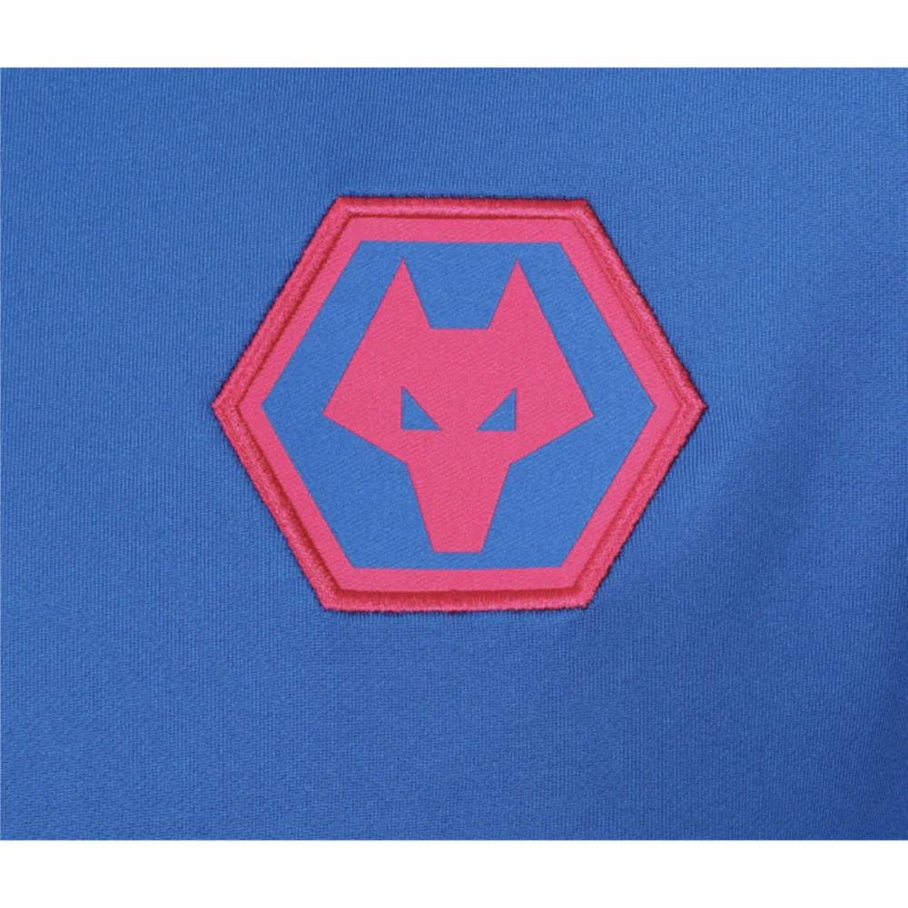 2025-2026 Wolves Players Training 1/4 Zip Top (Lapis Blue) - Image 3