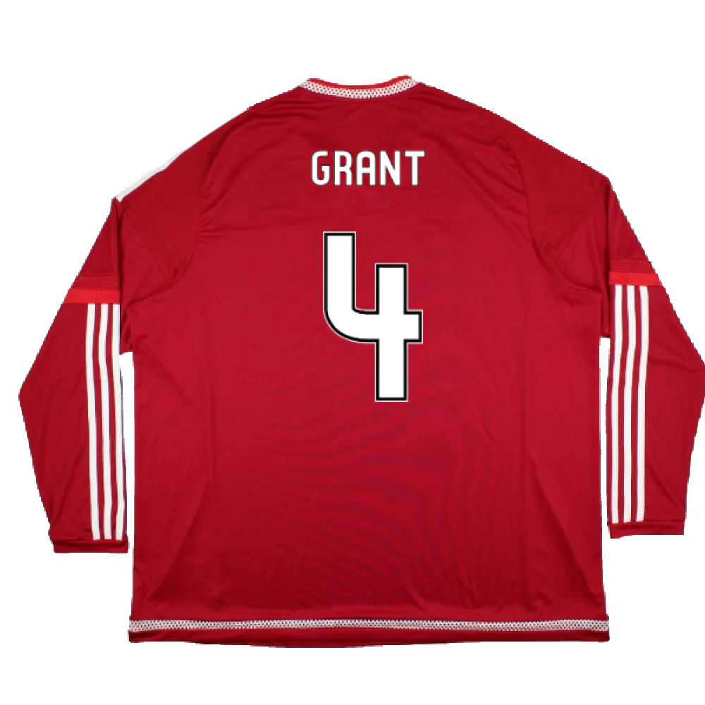 Aberdeen 2015-2016 Home Long Sleeve (3XL) (Excellent) (Grant 4) - Image 2