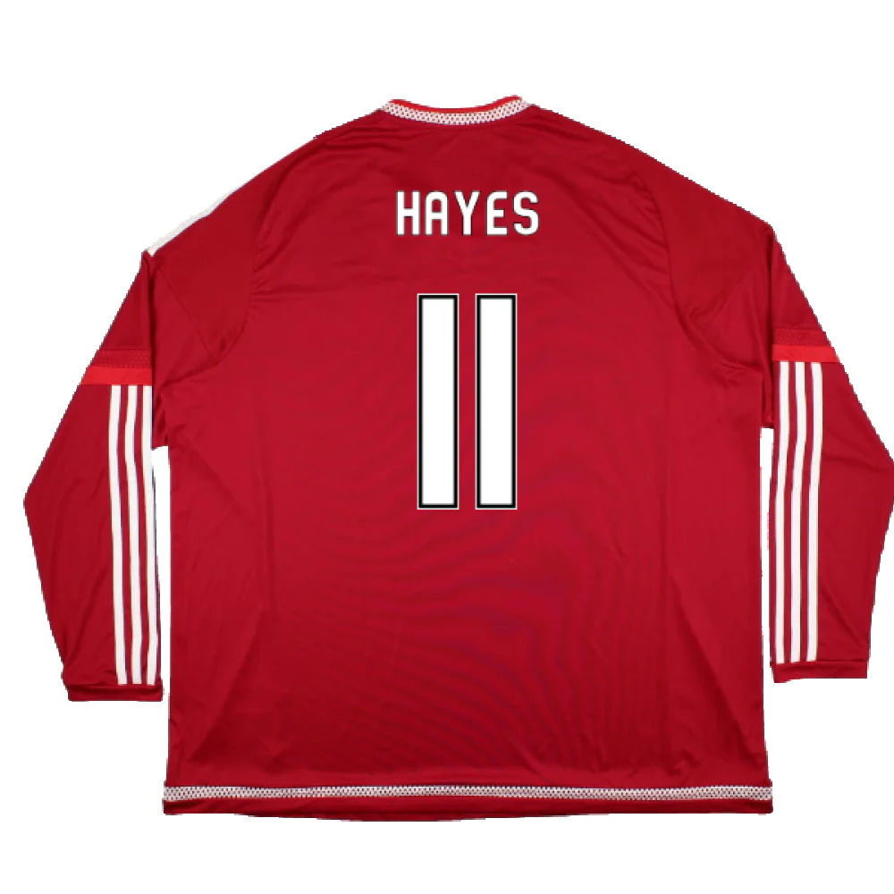 Aberdeen 2015-2016 Home Long Sleeve (3XL) (Excellent) (Hayes 11) - Image 2