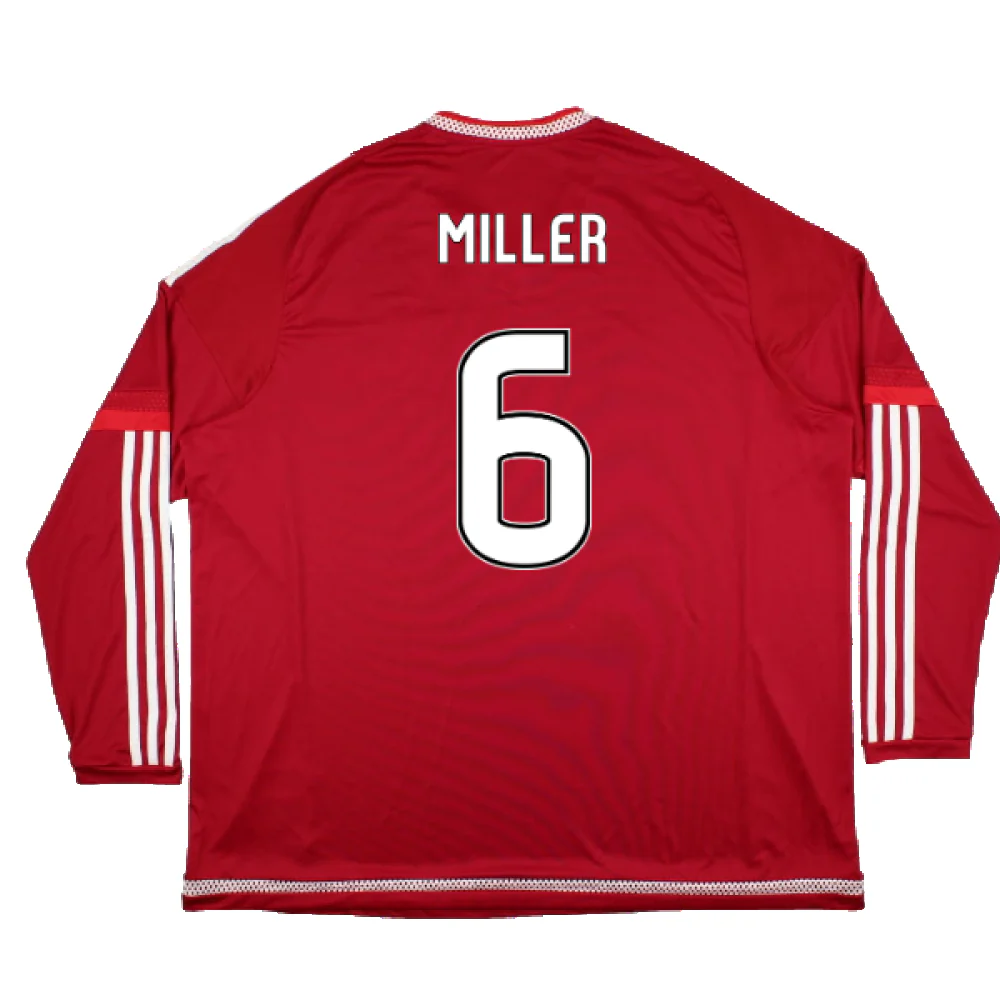 Aberdeen 2015-2016 Home Long Sleeve (3XL) (Excellent) (Miller 6) - Image 2