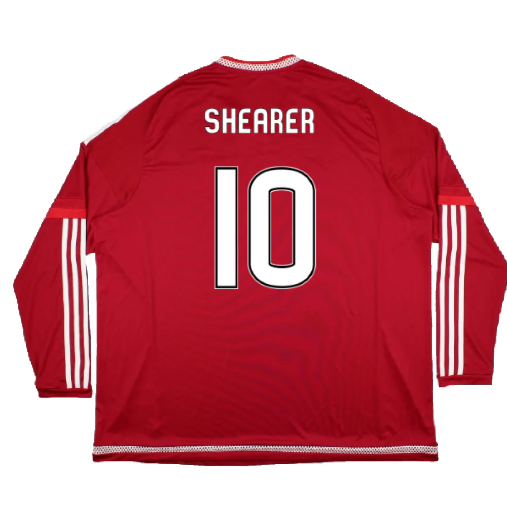 Aberdeen 2015-2016 Home Long Sleeve (3XL) (Excellent) (Shearer 10) - Image 2