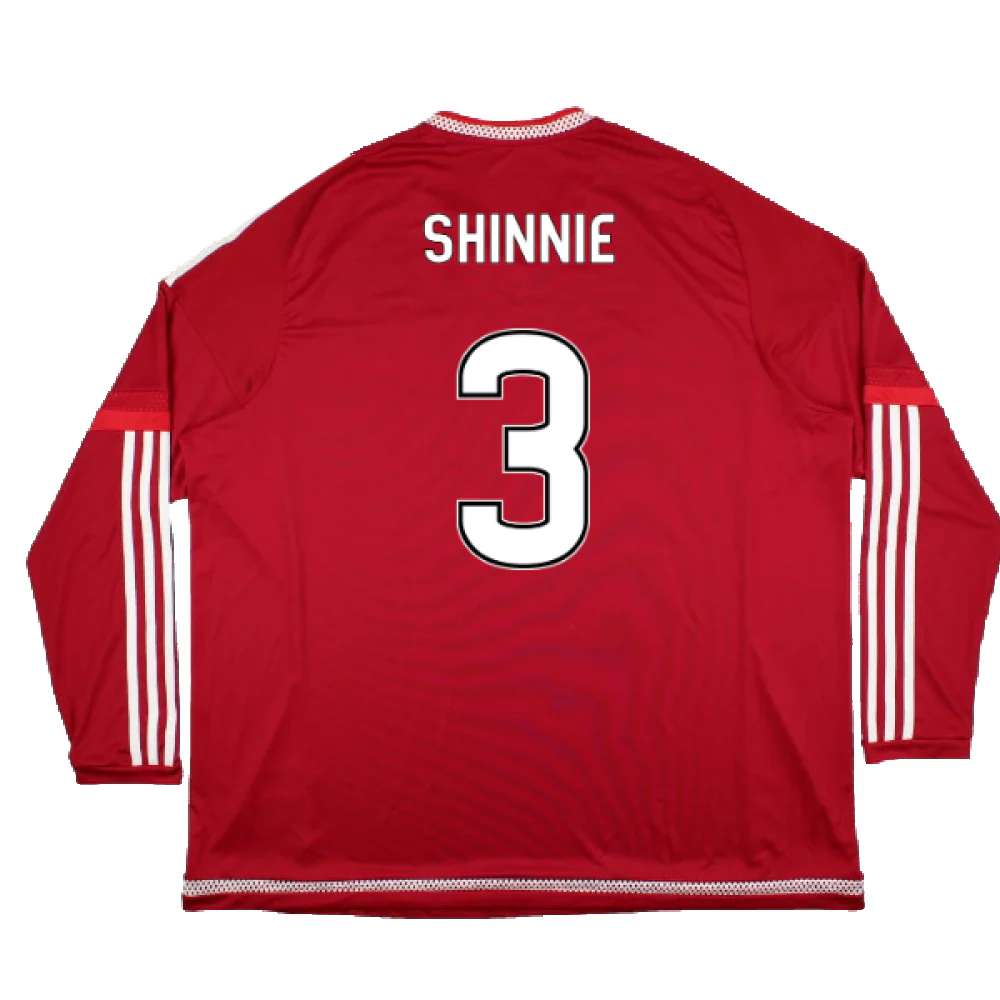Aberdeen 2015-2016 Home Long Sleeve (3XL) (Excellent) (Shinnie 3) - Image 2