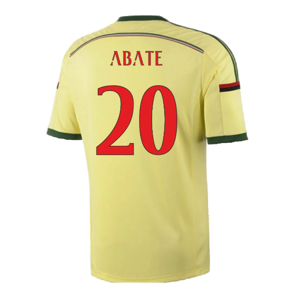 AC Milan 2014-15 Third Shirt (XL) (Very Good) (Abate 20) - Image 2