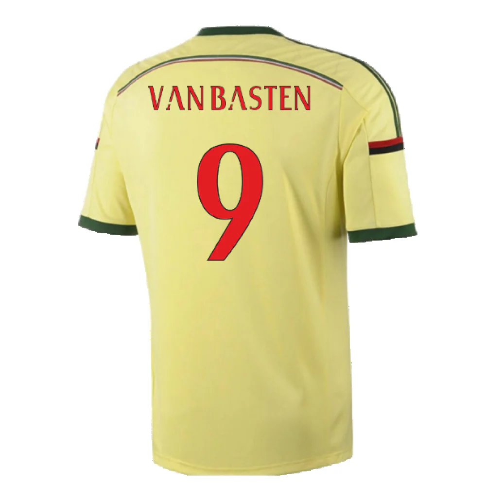 AC Milan 2014-15 Third Shirt (XL) (Very Good) (Van Basten 9) - Image 2