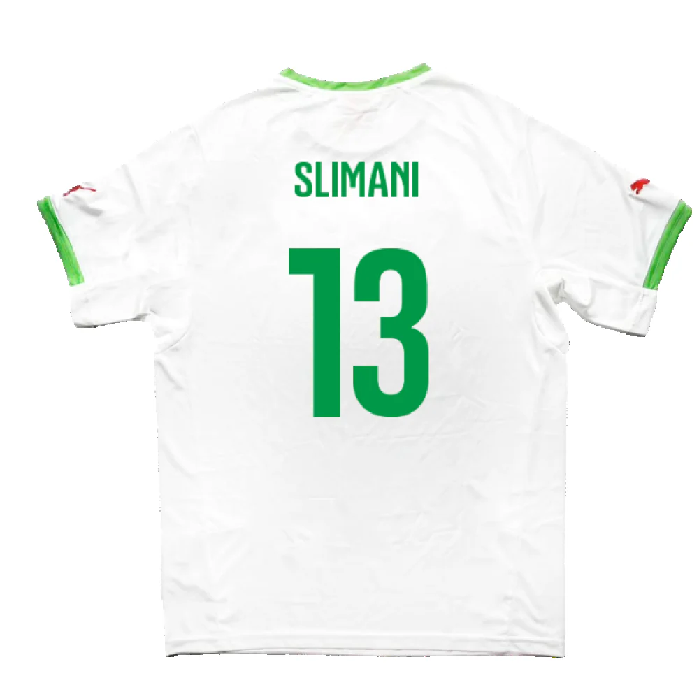Algeria 2014-15 Home Shirt (M) (Slimani 13) (Fair) - Image 2