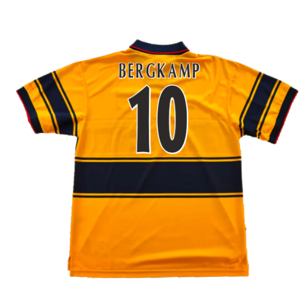 Arsenal 1997-99 Away Shirt (Excellent) (Bergkamp 10) - Image 2