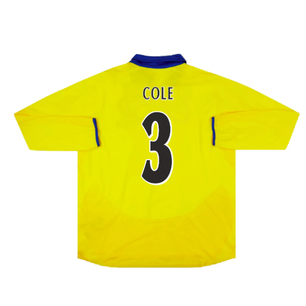 Arsenal 2003-05 Long Sleeve Away Shirt (Excellent) (Cole 3) - Image 2