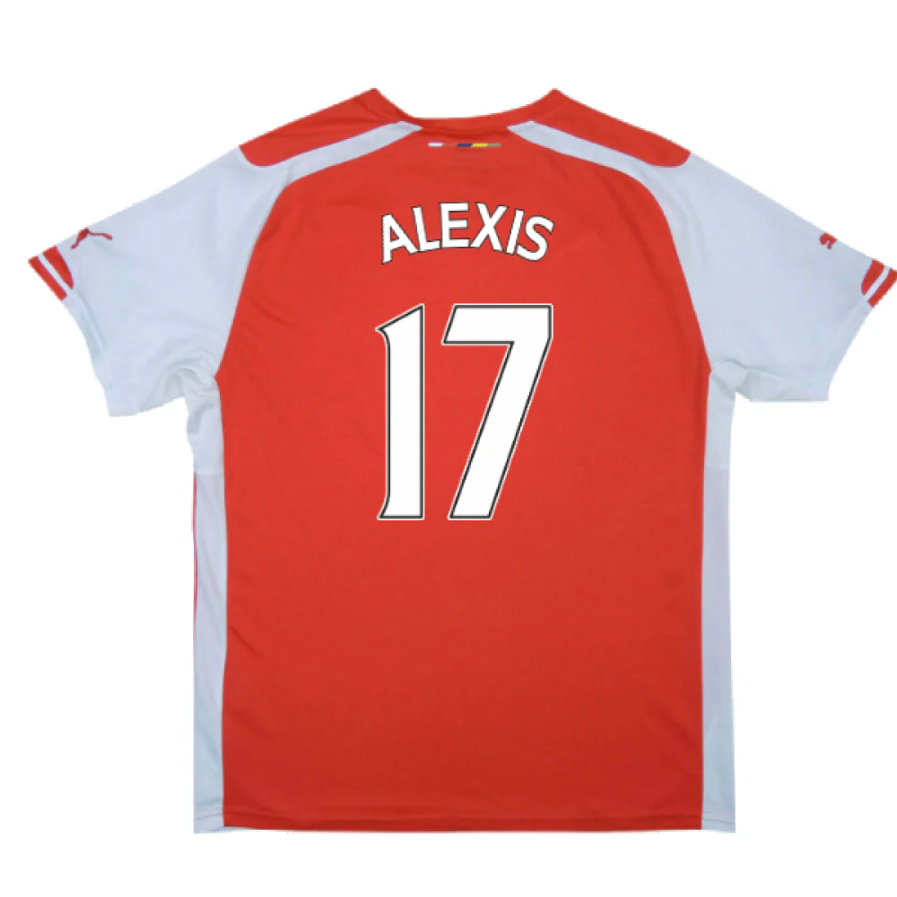 Arsenal 2014-15 Home Shirt (S) (Excellent) (Alexis 17) - Image 2