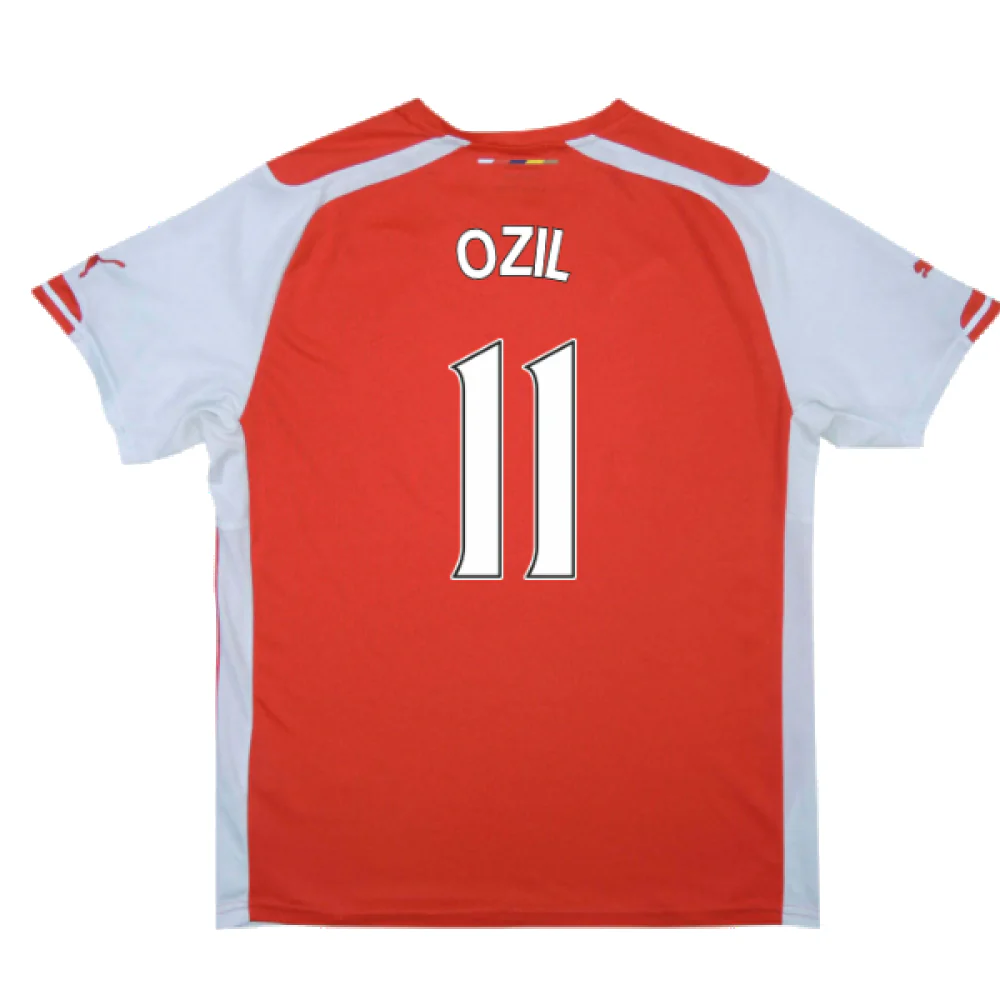 Arsenal 2014-15 Home Shirt (S) (Excellent) (Ozil 11) - Image 2