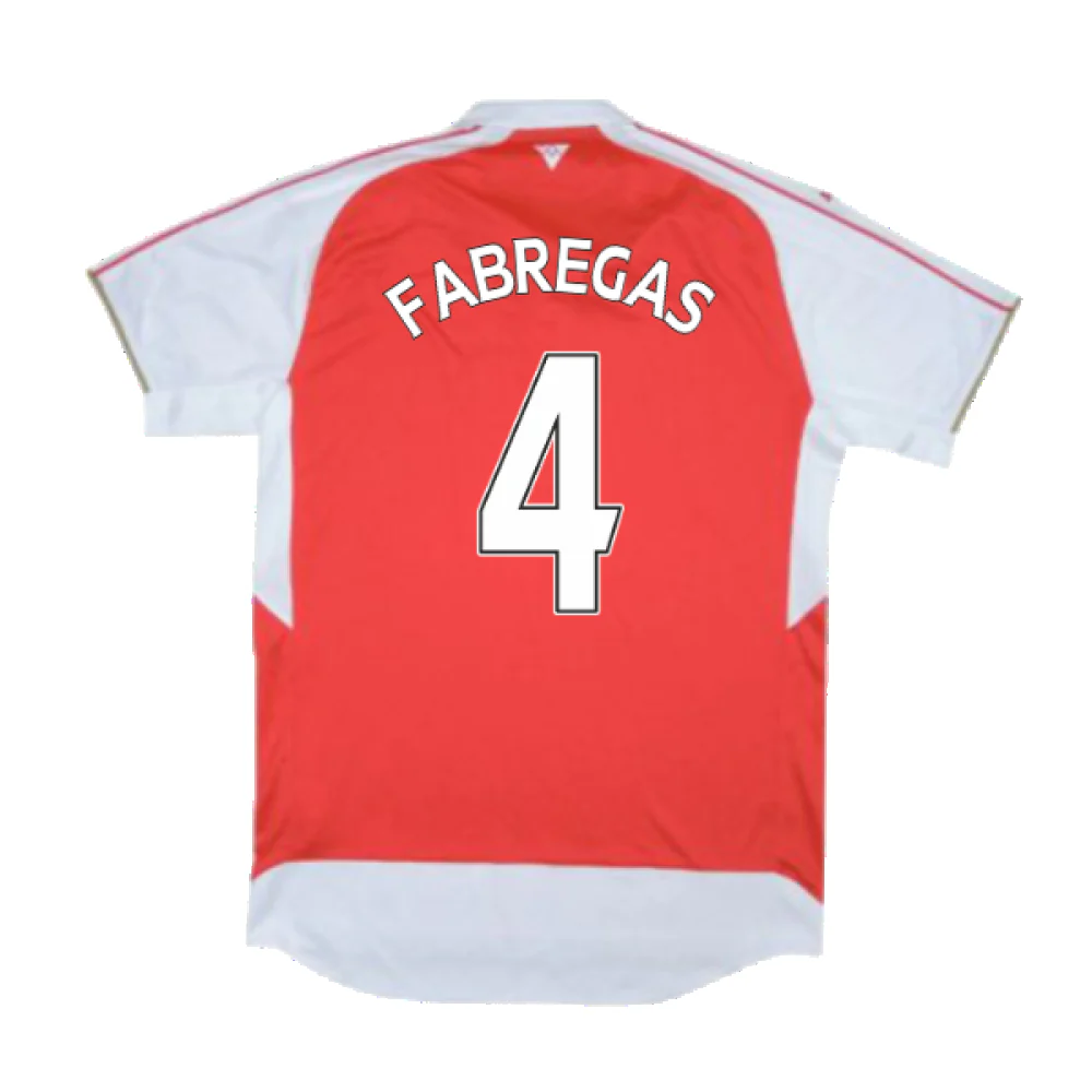 Arsenal 2015-16 Home Shirt (Excellent) (Fabregas 4) - Image 2