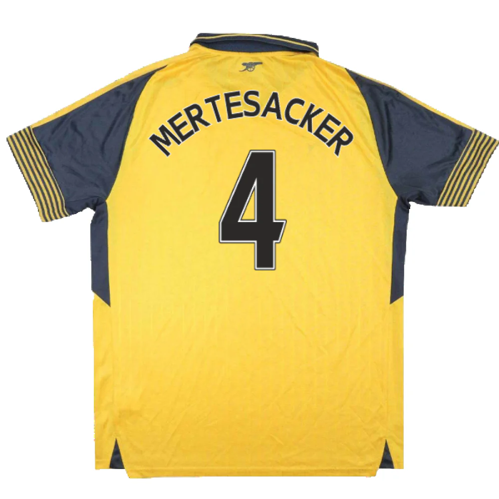 Arsenal 2016-17 Away Shirt (S) (Excellent) (Mertesacker 4) - Image 2