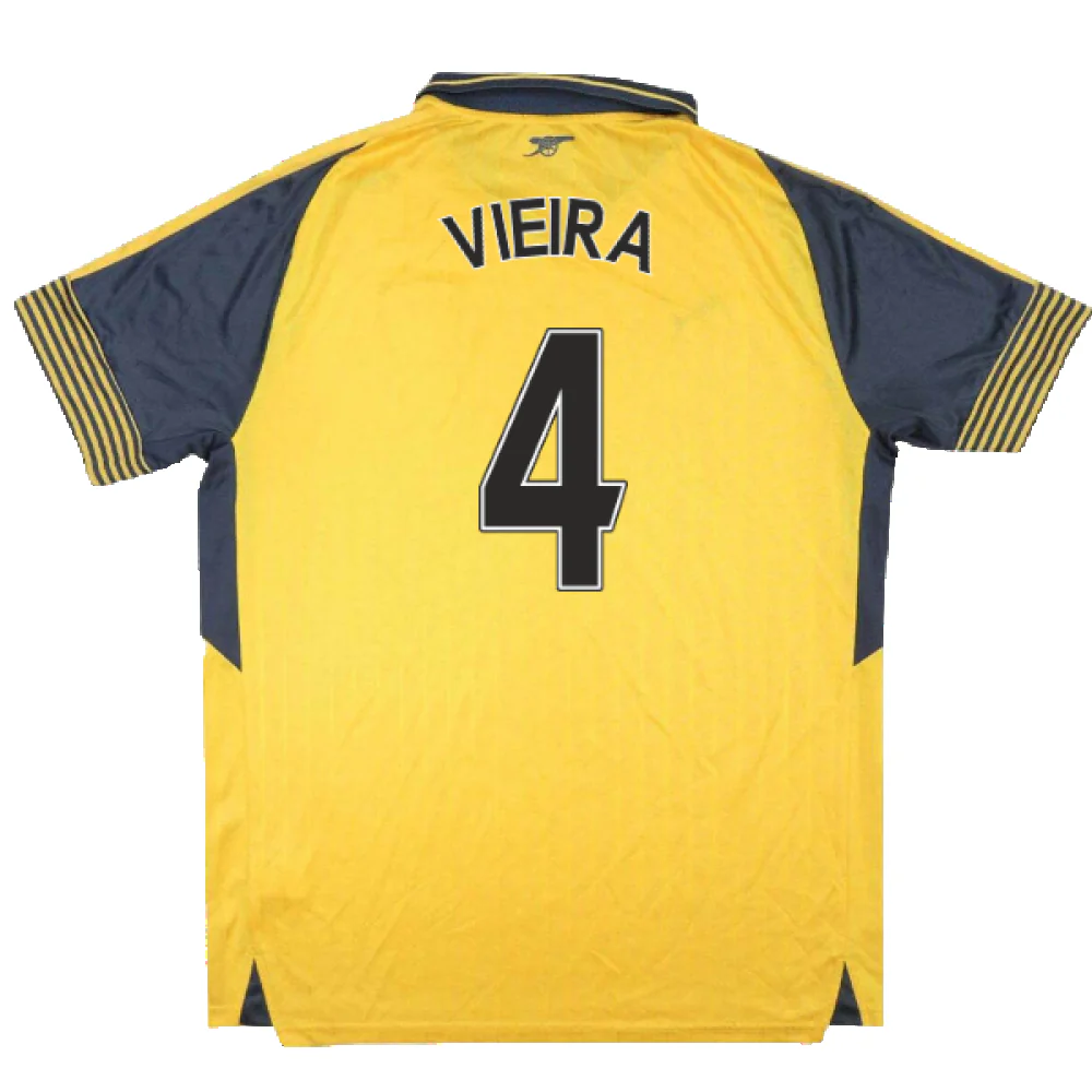 Arsenal 2016-17 Away Shirt (S) (Excellent) (Vieira 4) - Image 2