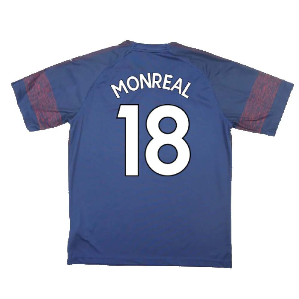 Arsenal 2018-19 Away Shirt (S) (Excellent) (Monreal 18) - Image 2