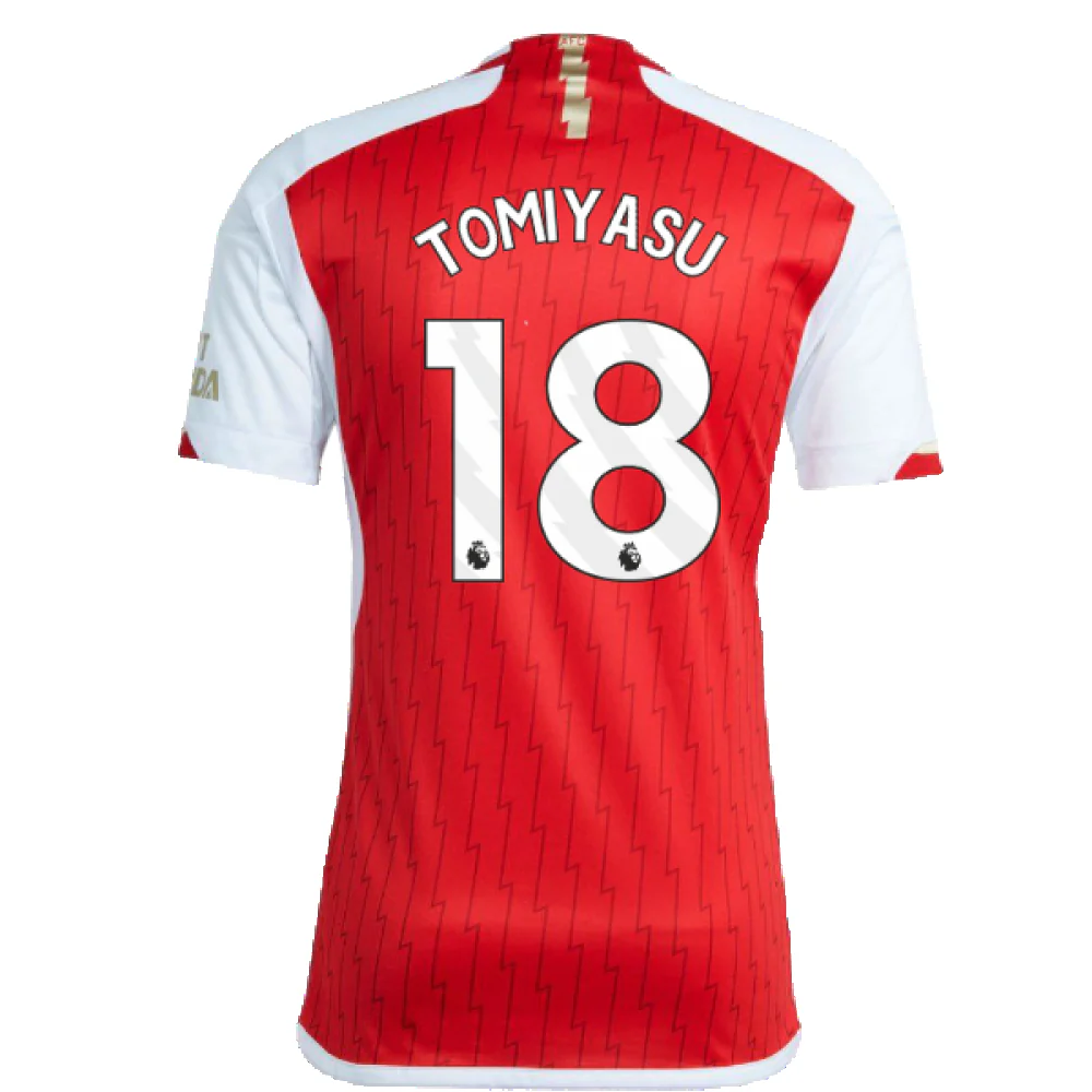 Arsenal 2023-24 Home Shirt (XXLB) (Tomiyasu 18) (Excellent) - Image 2
