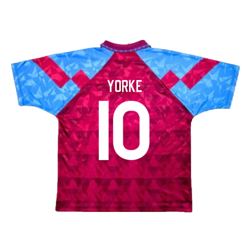 Aston Villa 1990-92 Home Shirt (Good) (Yorke 10) - Image 2