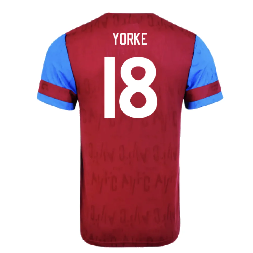 Aston Villa 1992 Home Shirt (XL) (Excellent) (Yorke 18) - Image 2