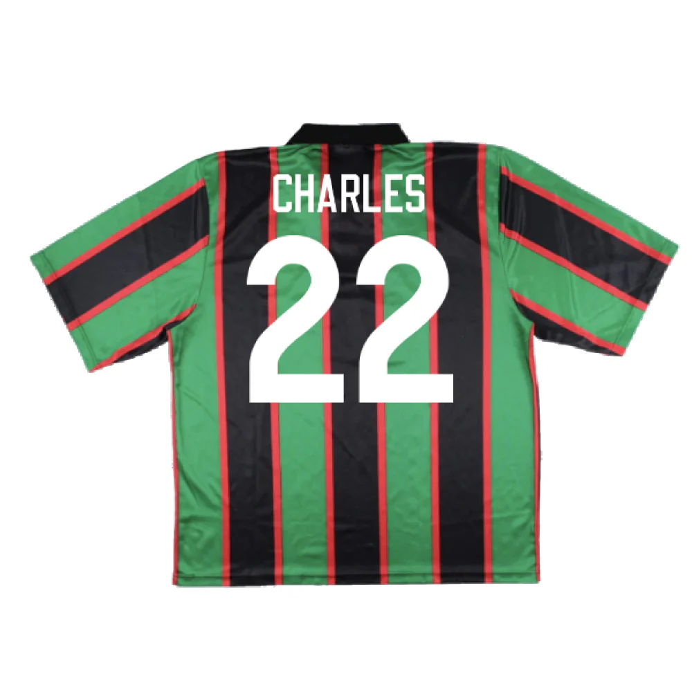 Aston Villa 1993-95 Away Shirt (L) (Good) (Charles 22) - Image 2