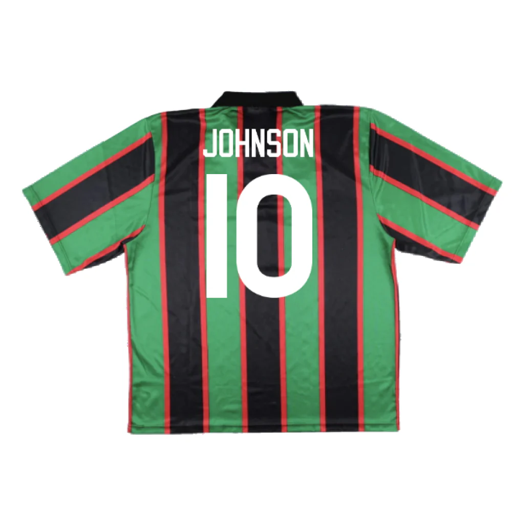 Aston Villa 1993-95 Away Shirt (M) (Very Good) (Johnson 10) - Image 2