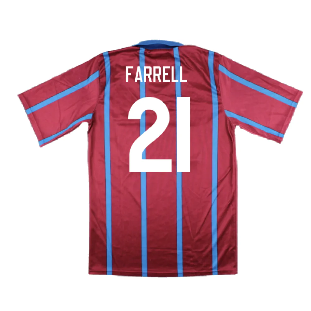 Aston Villa 1993-95 Home (XL) (Excellent) (Farrell 21) - Image 2