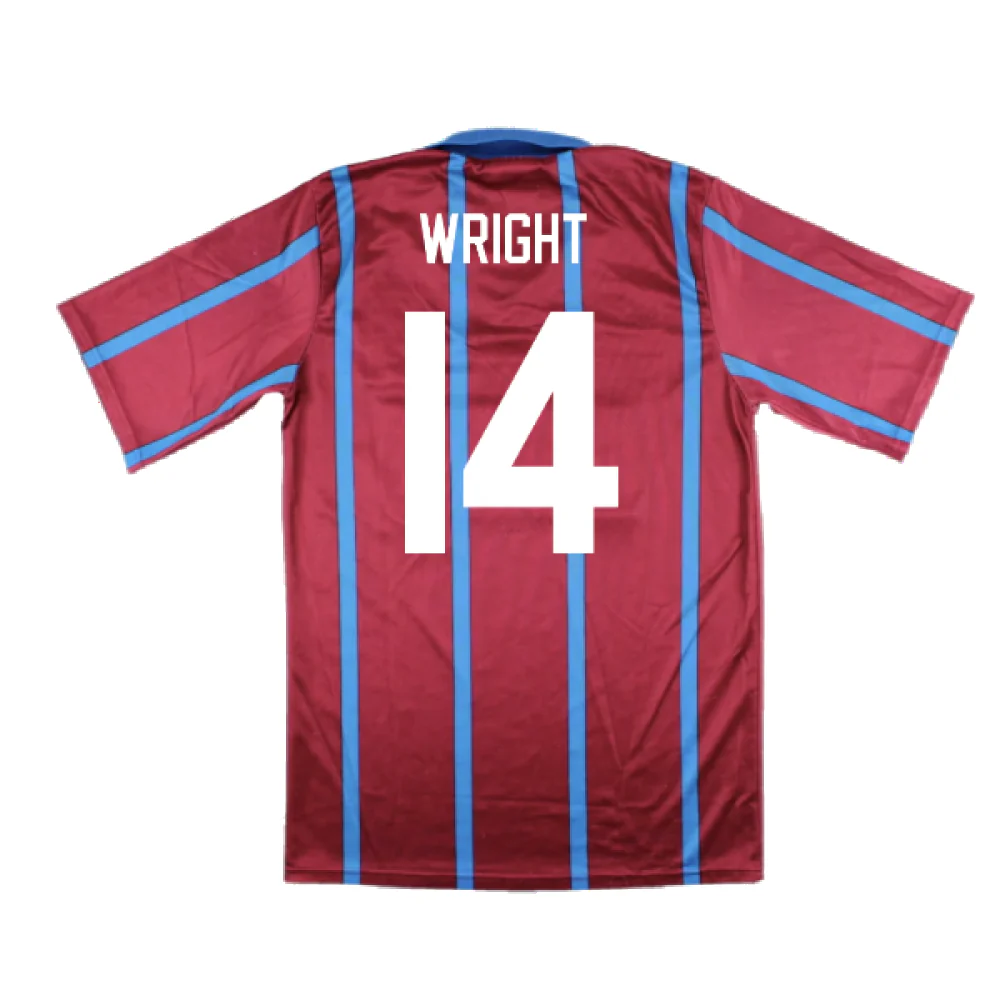 Aston Villa 1993-95 Home (XL) (Excellent) (Wright 14) - Image 2