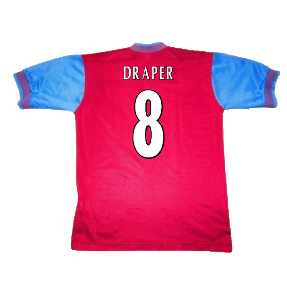 Aston Villa 1997-1998 Home Shirt (Excellent) (Draper 8) - Image 2