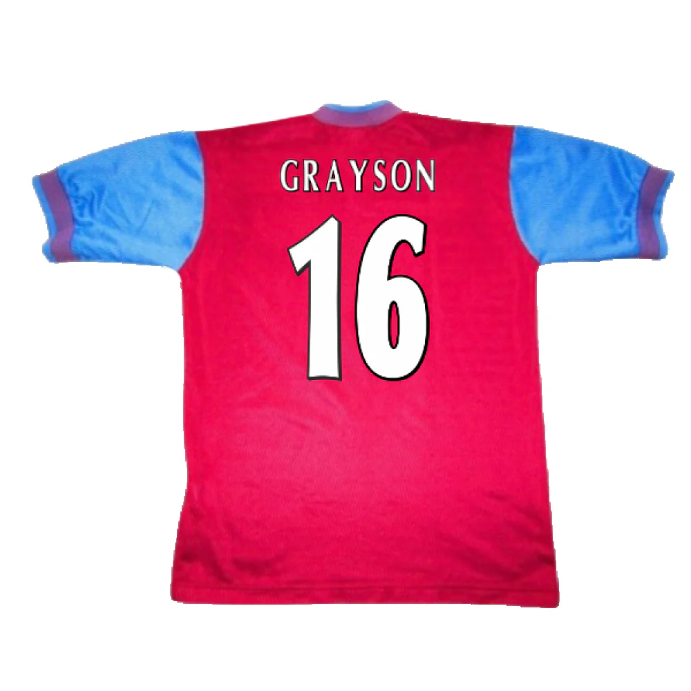 Aston Villa 1997-1998 Home Shirt (Excellent) (Grayson 16) - Image 2