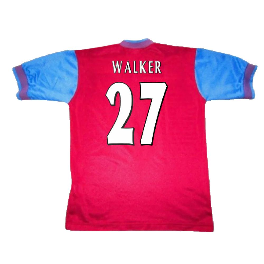 Aston Villa 1997-1998 Home Shirt (Excellent) (Walker 27) - Image 2