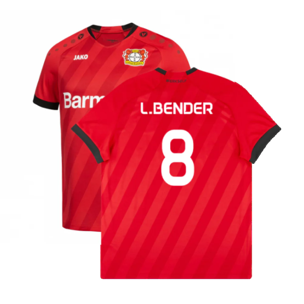 Bayer Leverkusen 2019-20 Home Shirt (Excellent) (L.Bender 8)