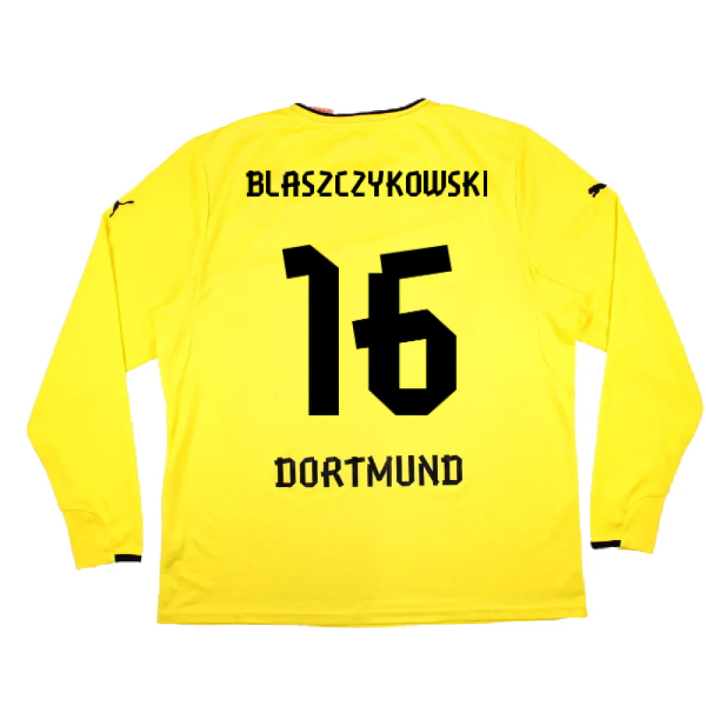 Borussia Dortmund 2013-14 Special Winter Edition Long Sleeve Home Shirt (2XL) (Very Good) (Blaszczyk - Image 2