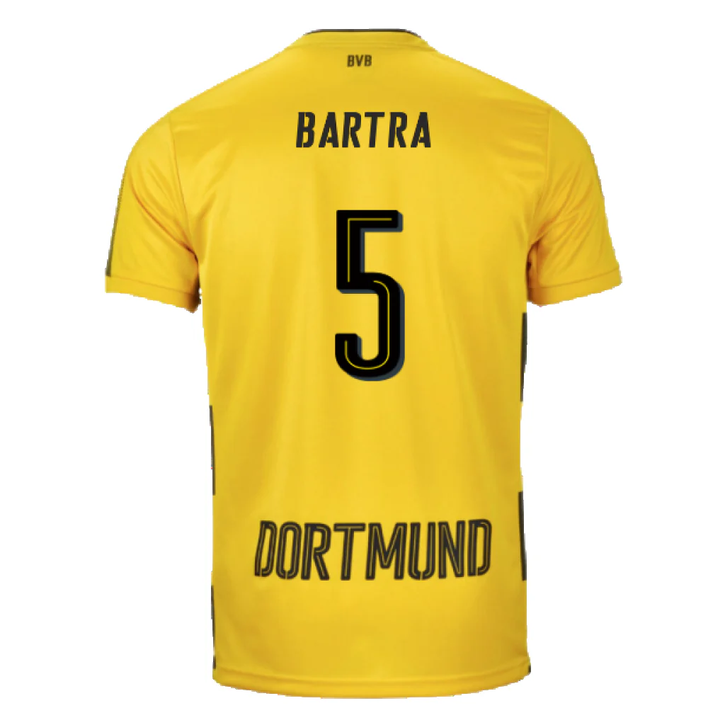 Borussia Dortmund 2017-18 Home Shirt (S) (Very Good) (Bartra 5) - Image 2