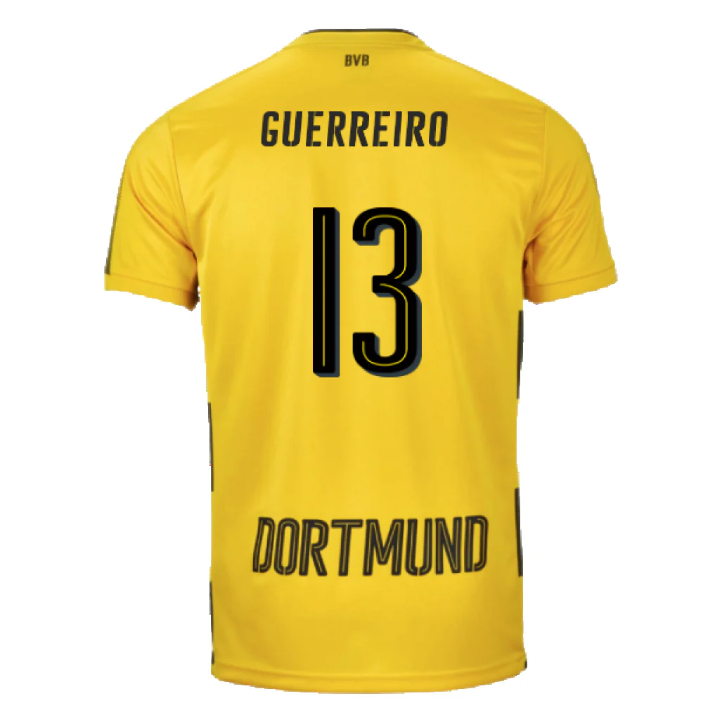Borussia Dortmund 2017-18 Home Shirt (S) (Very Good) (Guerreiro 13) - Image 2