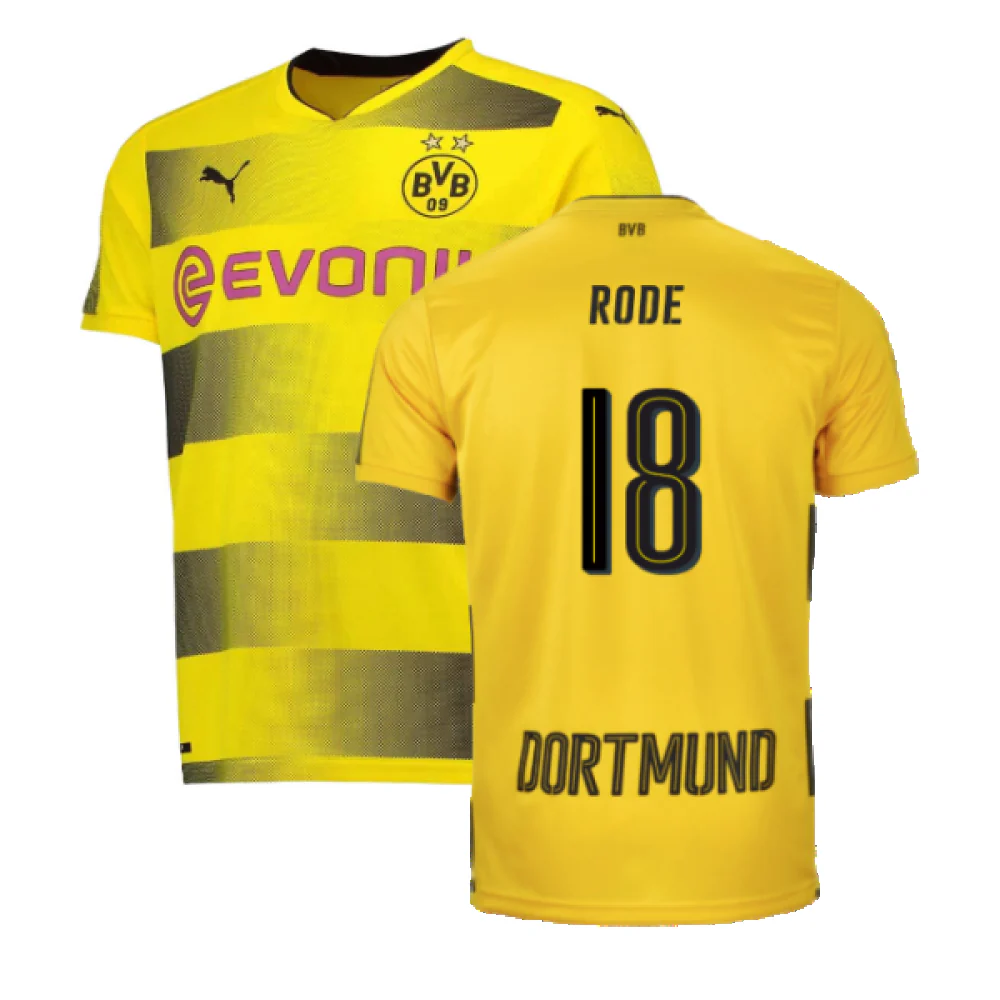 Borussia Dortmund 2017-18 Home Shirt (S) (Very Good) (Rode 18)