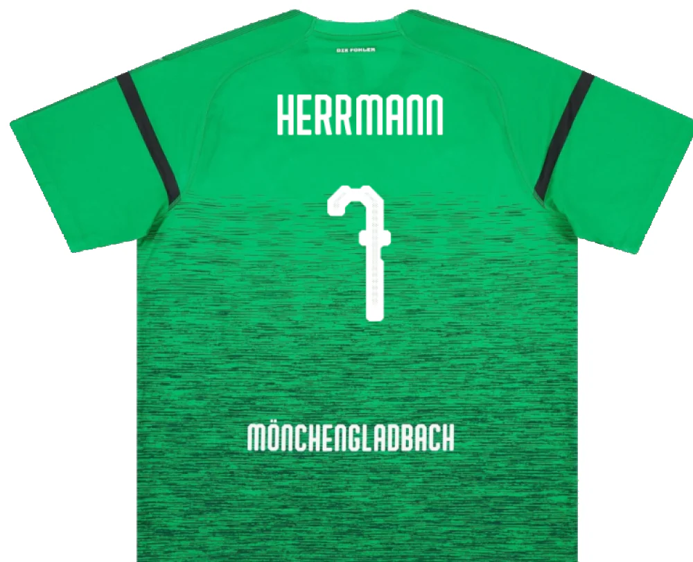 Borussia MGB 2018-19 Third Shirt (S) (Excellent) (Herrmann 7) - Image 2