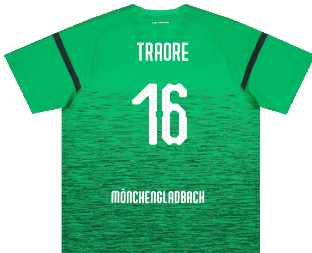 Borussia MGB 2018-19 Third Shirt (S) (Excellent) (Traore 16) - Image 2
