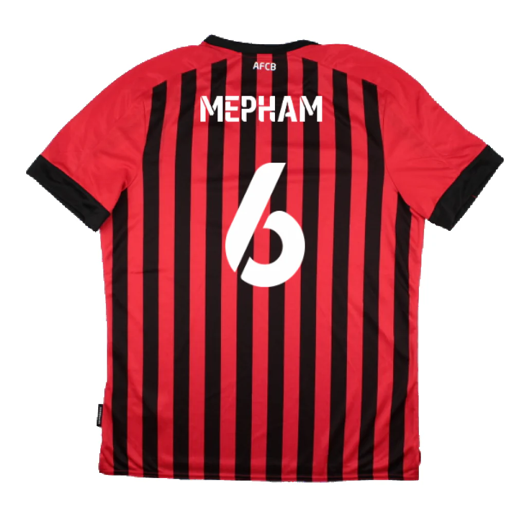Bourenmouth 2021-22 Home Shirt (Sponsorless) (M) (Mint) (Mepham 6) - Image 2