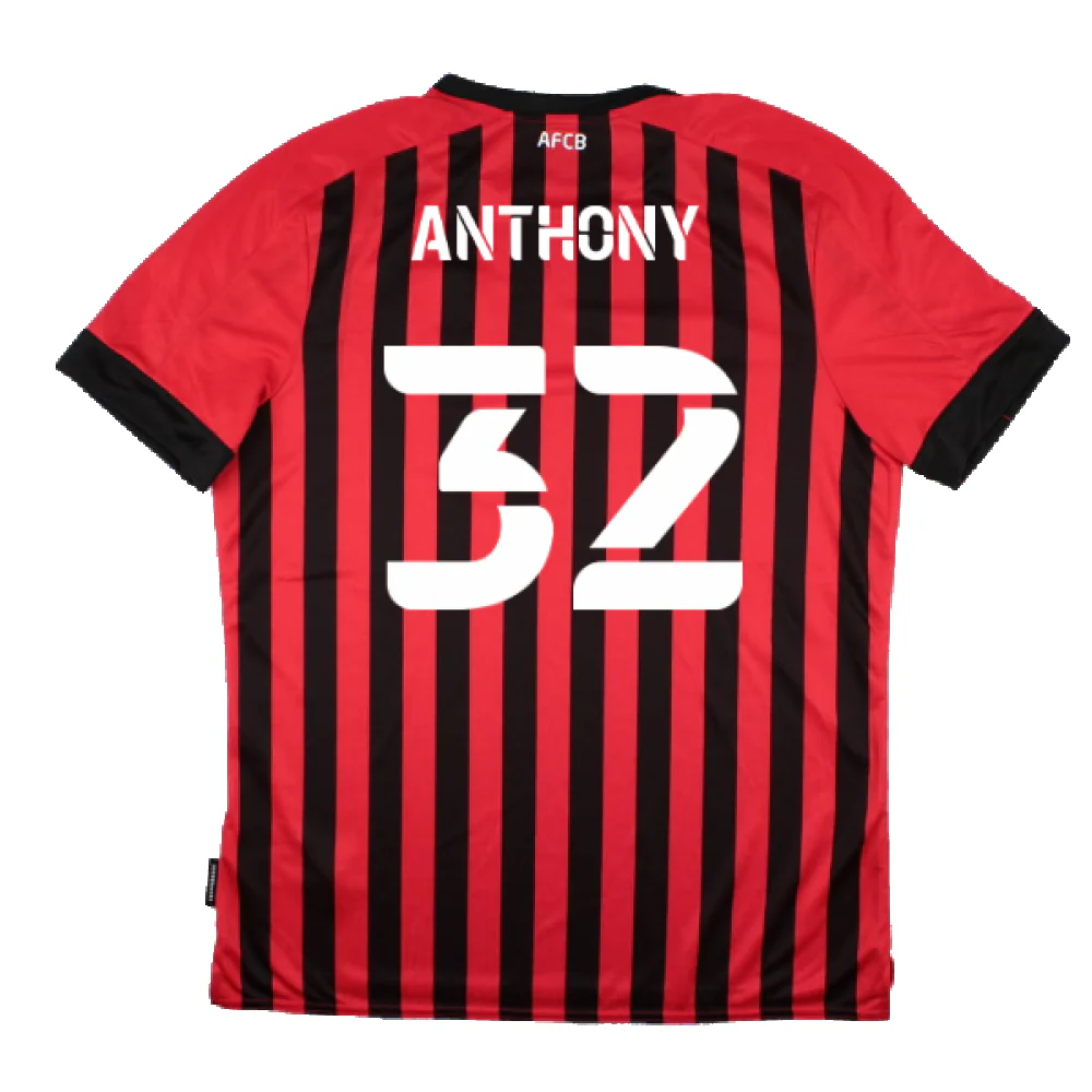 Bourenmouth 2021-22 Home Shirt (Sponsorless) (S) (Mint) (Anthony 32) - Image 2