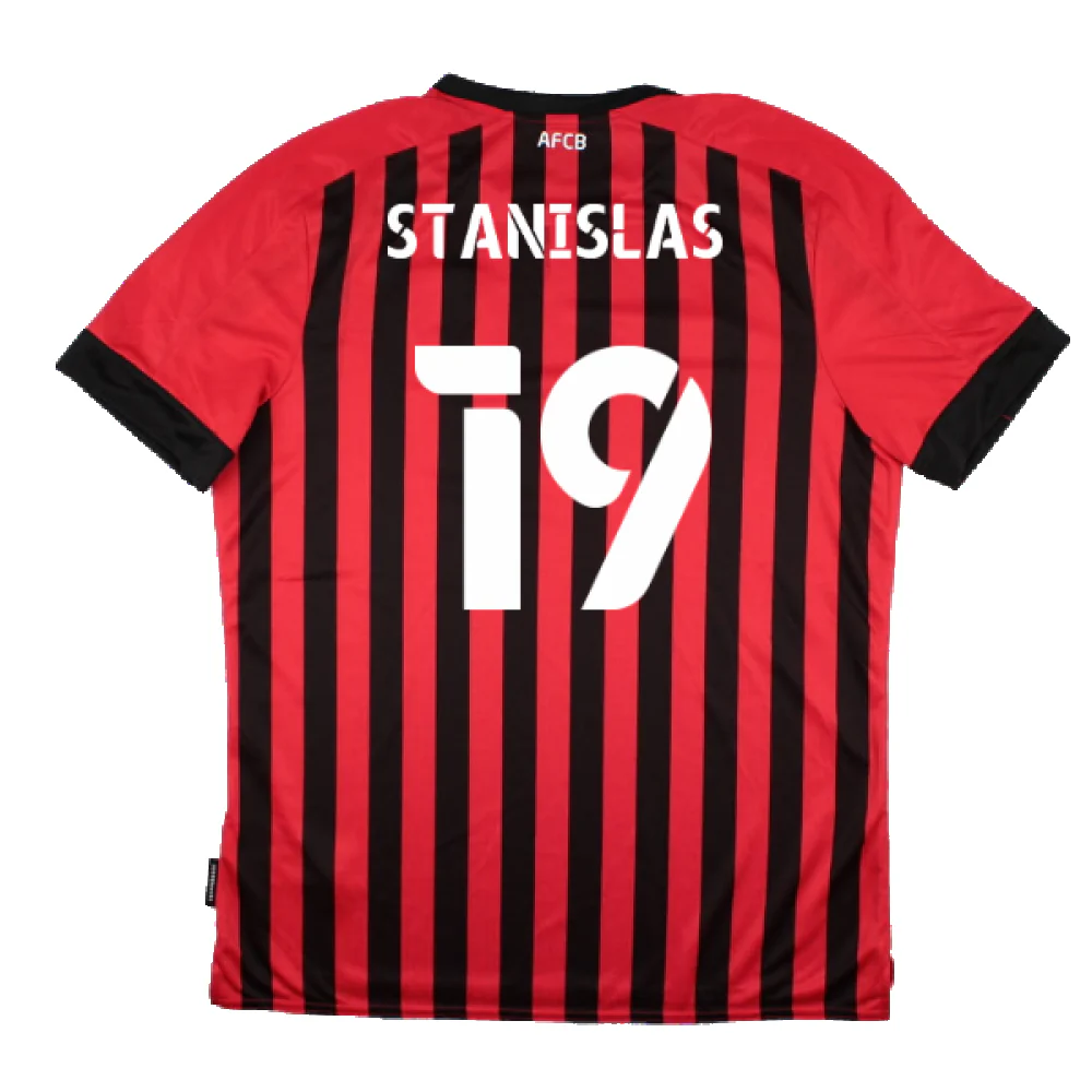 Bourenmouth 2021-22 Home Shirt (Sponsorless) (S) (Mint) (Stanislas 19) - Image 2