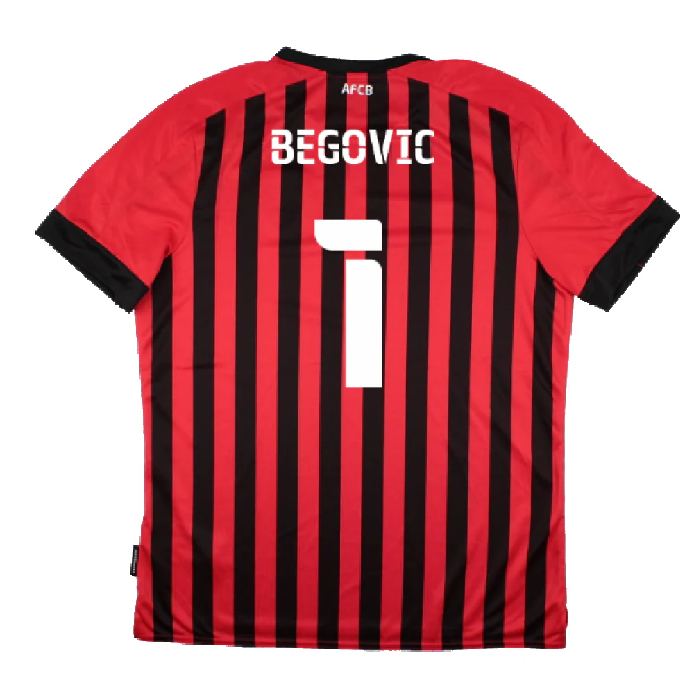 Bourenmouth 2021-22 Home Shirt (Sponsorless) (XL) (Mint) (Begovic 1) - Image 2
