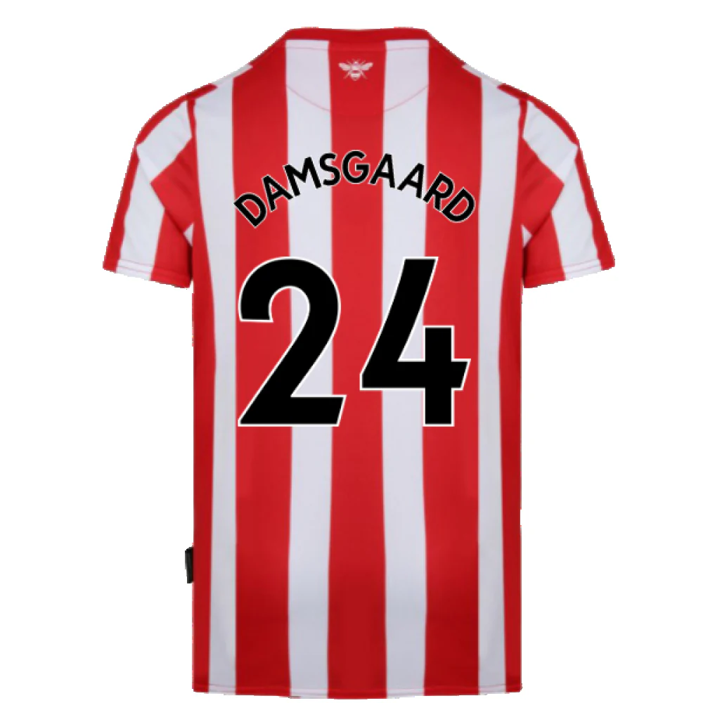 Brentford 2021-23 Home Shirt (L) (Mint) (DAMSGAARD 24) - Image 2