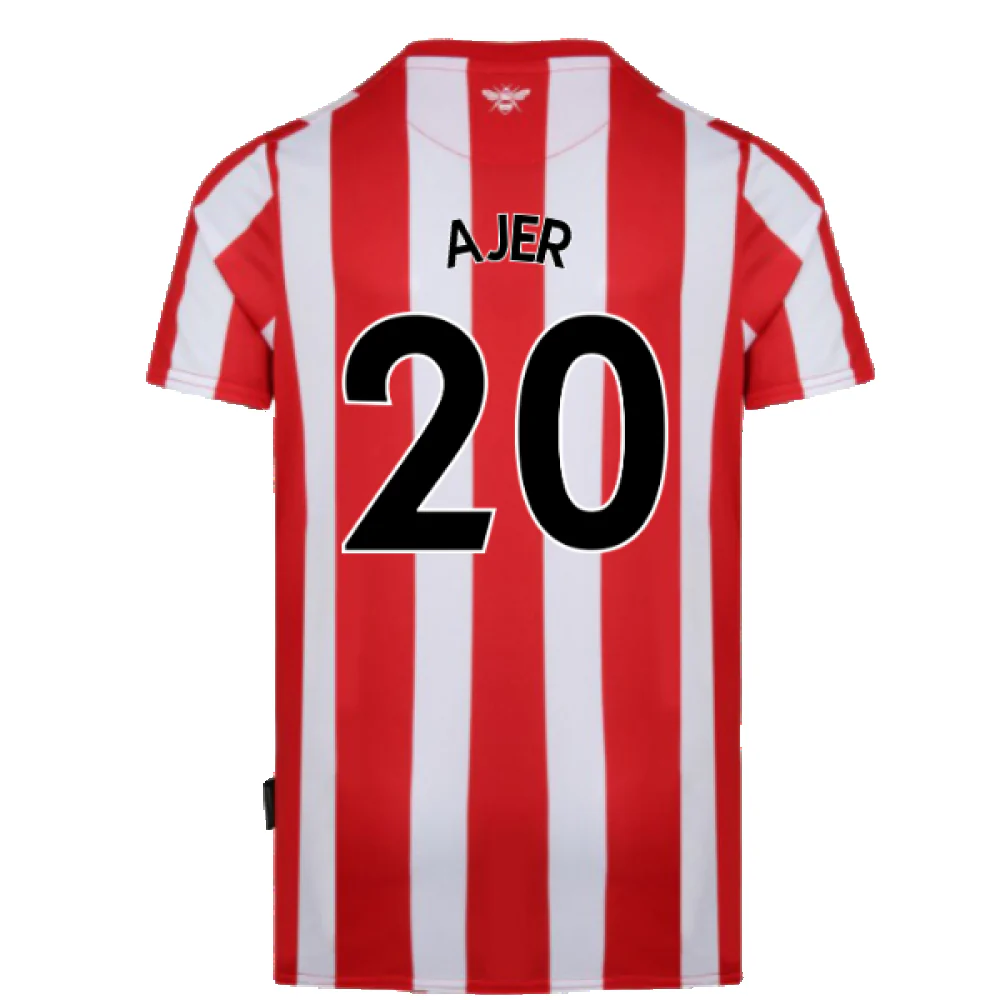 Brentford 2021-23 Home Shirt (XXL) (Mint) (AJER 20) - Image 2