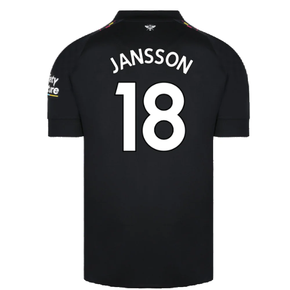 Brentford 2022-23 Third Shirt (Sponsorless) (L) (Excellent) (JANSSON 18) - Image 2