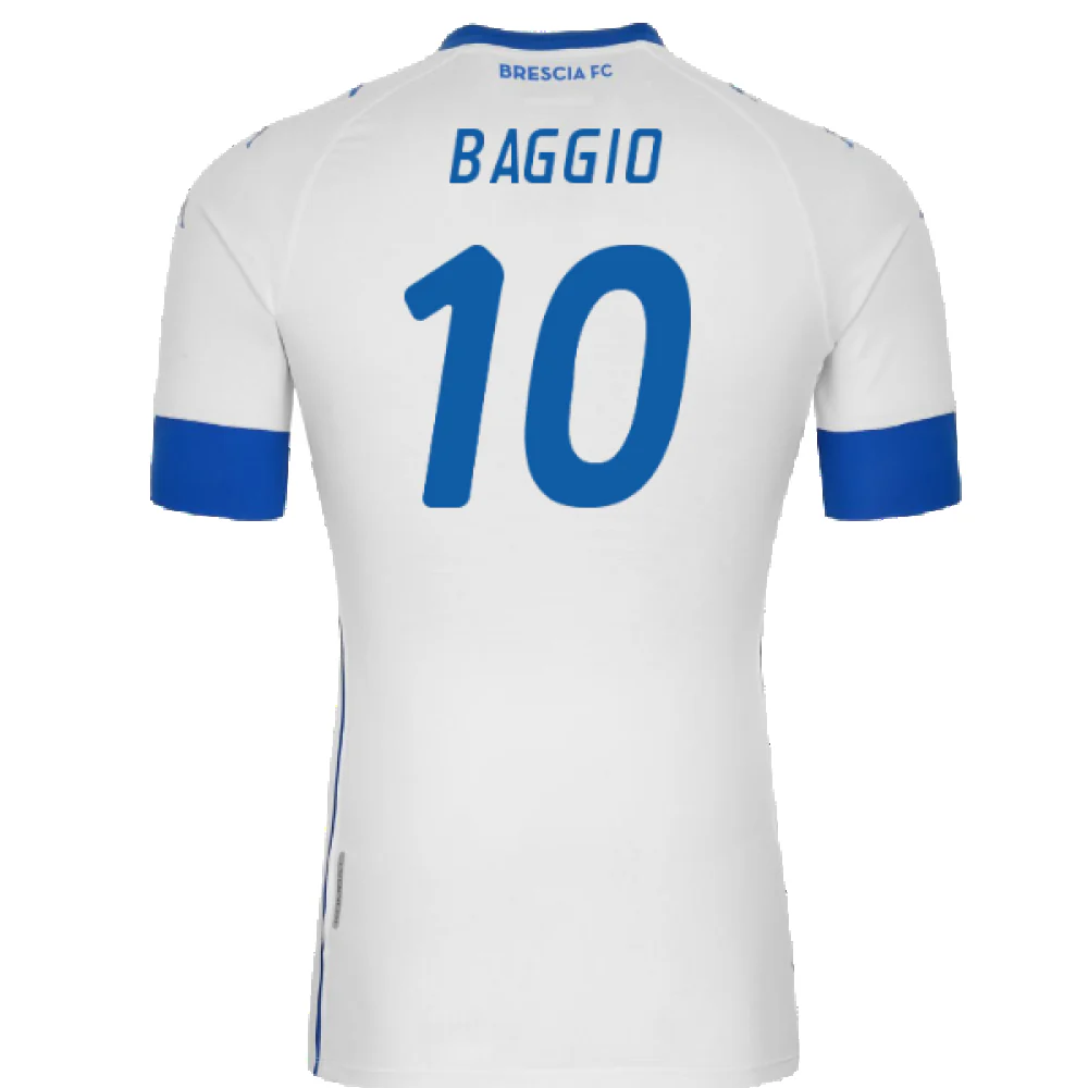 Brescia 2020-21 Away Shirt (Sponsorless) (XL) (BAGGIO 10) (Mint) - Image 2
