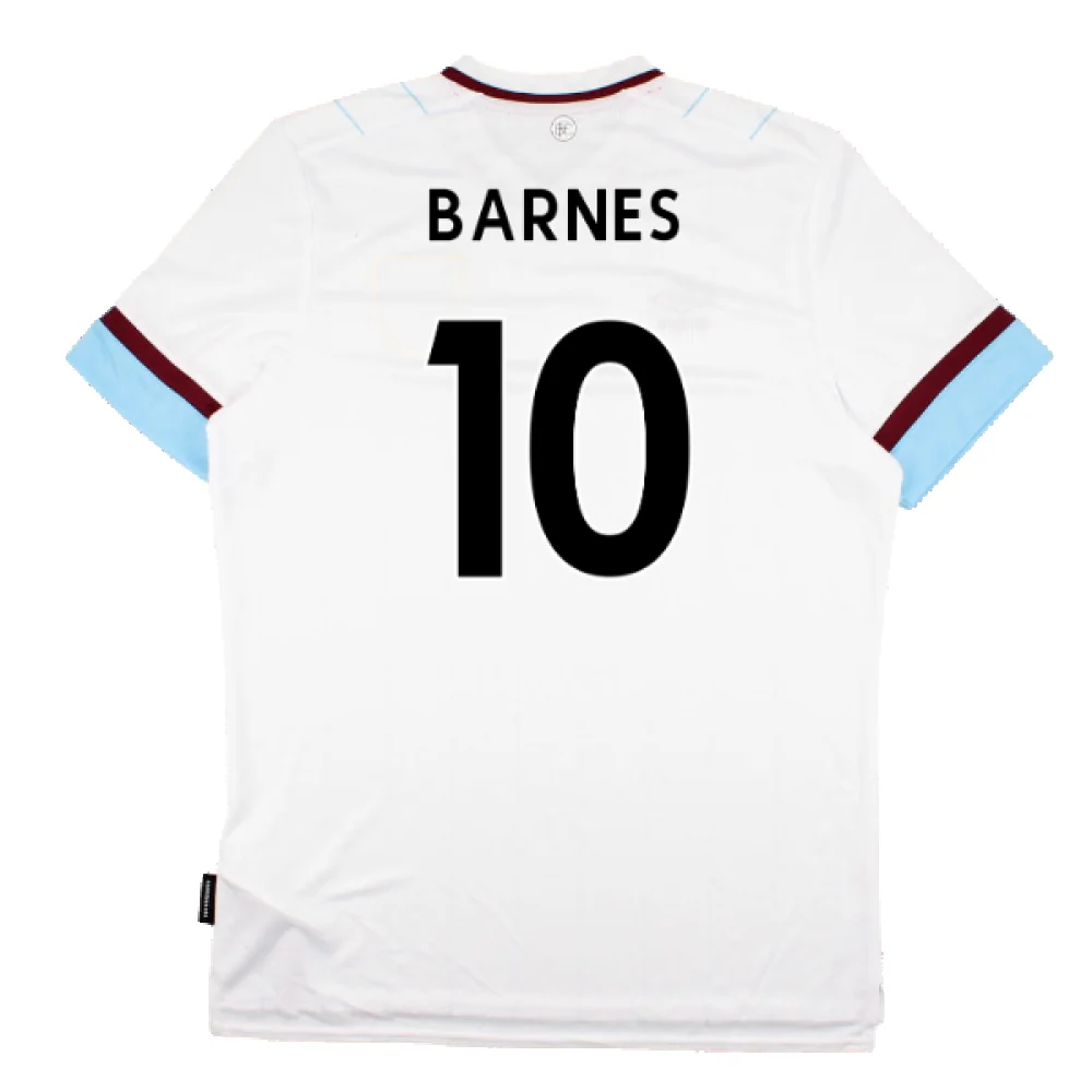 Burnley 2021-22 Away Shirt (Sponsorless) (S) (Mint) (BARNES 10) - Image 2