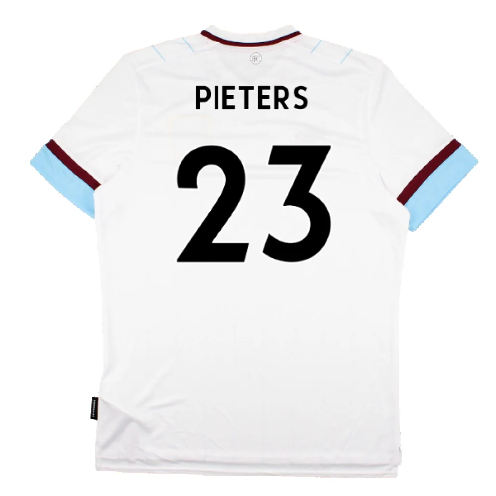 Burnley 2021-22 Away Shirt (Sponsorless) (S) (Mint) (PIETERS 23) - Image 2