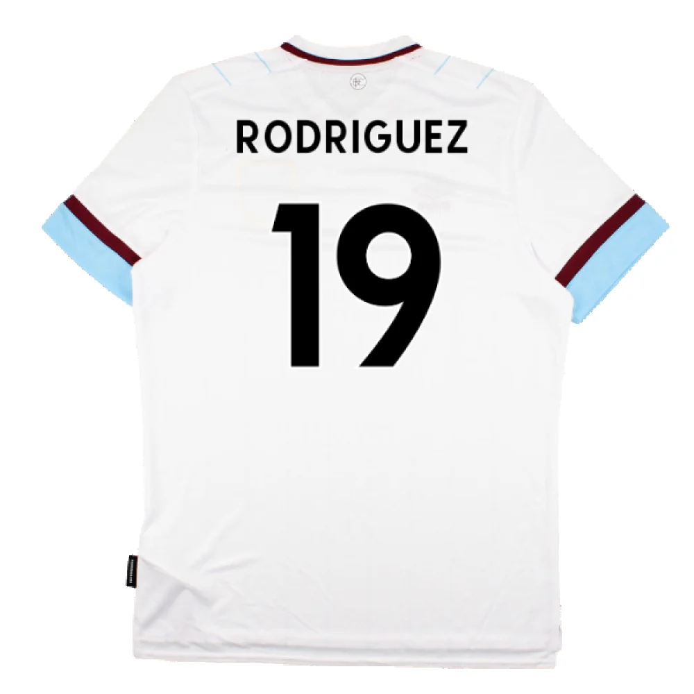 Burnley 2021-22 Away Shirt (Sponsorless) (S) (Mint) (RODRIGUEZ 19) - Image 2