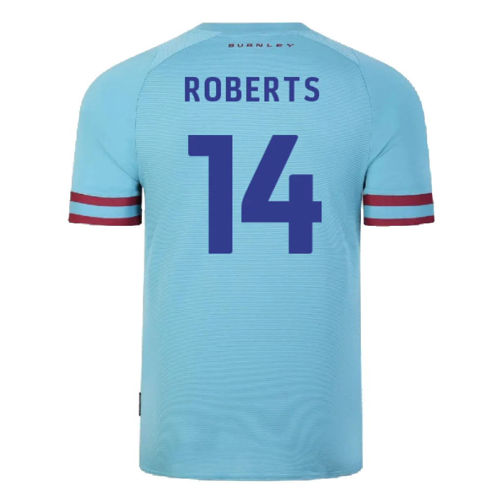 Burnley 2022-23 Away Shirt (Sponsorless) (M) (Mint) (ROBERTS 14) - Image 2