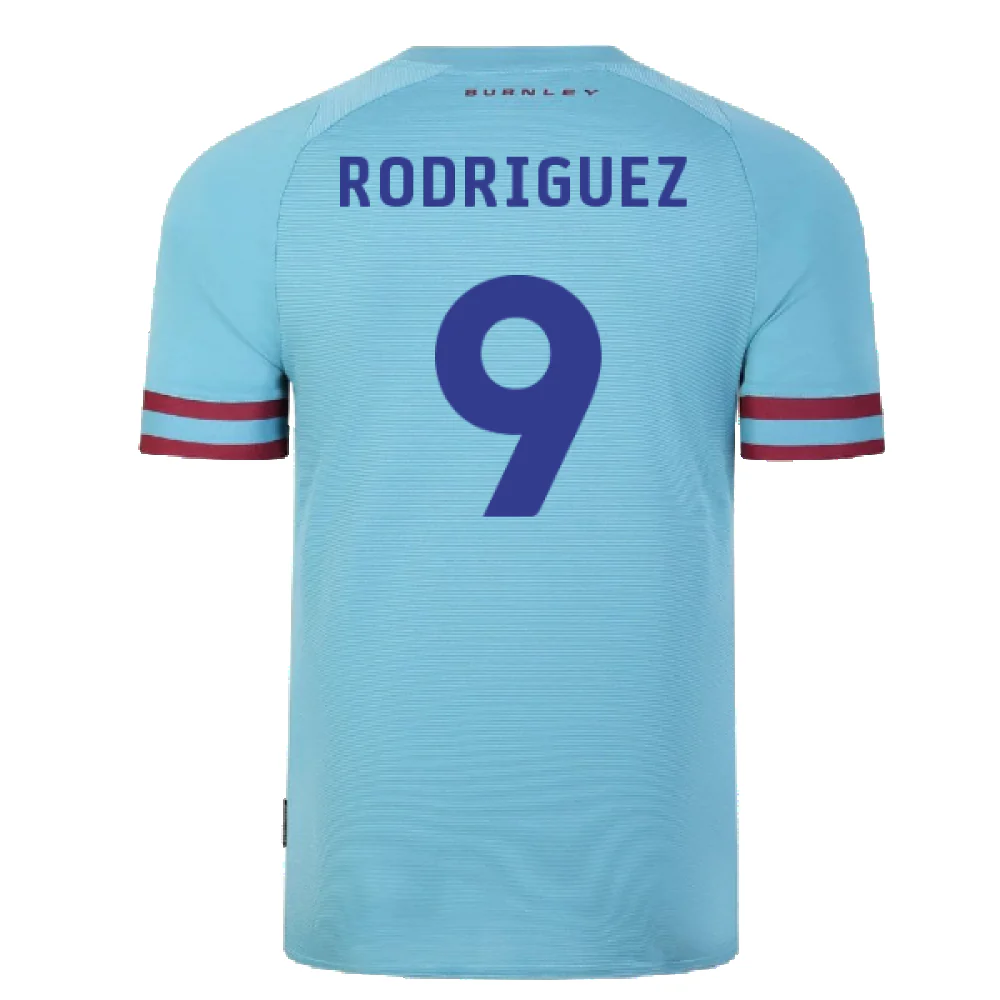 Burnley 2022-23 Away Shirt (Sponsorless) (XXL) (Excellent) (RODRIGUEZ 9) - Image 2