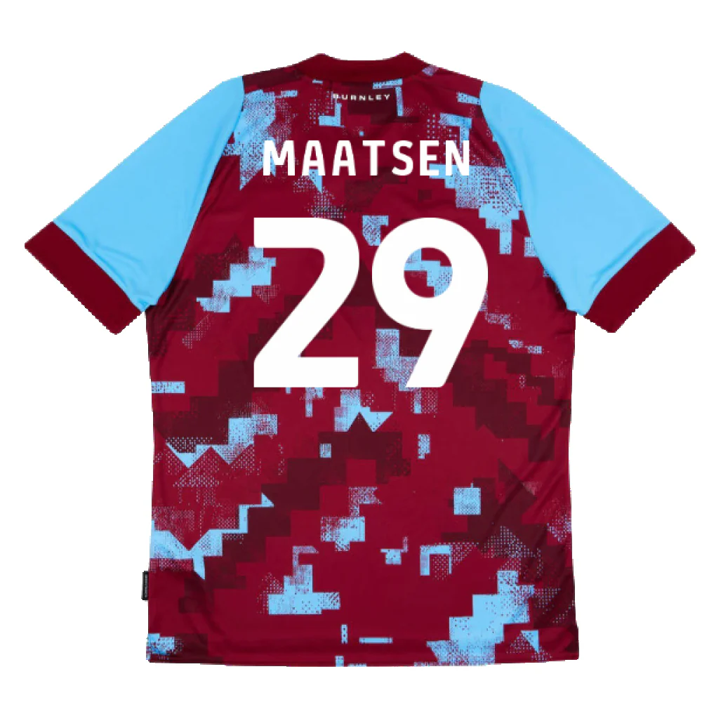 Burnley 2022-23 Home Shirt (L) (Mint) (MAATSEN 29) - Image 2