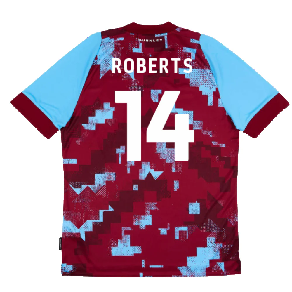 Burnley 2022-23 Home Shirt (L) (Mint) (ROBERTS 14) - Image 2